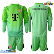 Bayern Munich Torwart Heimtrikotsatz Kinder 2025-26 Langarm (+ Kurze Hosen)